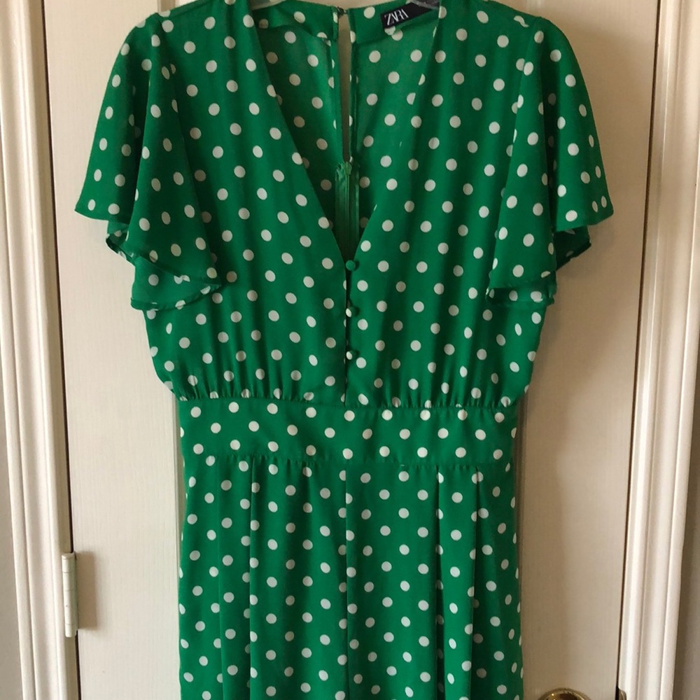 Zara Polka Dot Romper - Picture 1 of 5